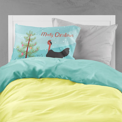 Caroline's Treasures Taie d'oreiller, Polyester, Poulets-Poule Cou Nu Noël, Standard