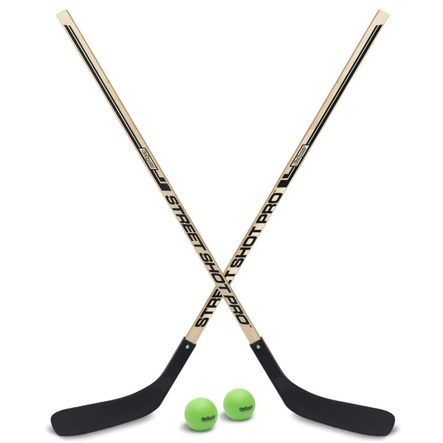 GoSports Hockey Street Sticks - Premium Wooden Hoc