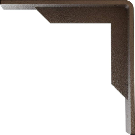 Ekena Millwork BKTM02X08X08STHBR Steel Bracket Stockport, 2"W x 8"D x 8"H, Hammered Brown