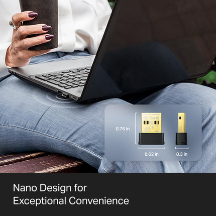 TP-Link 2-in-1 USB Bluetooth WiFi Adapter Archer TX10UB Nano | AX900 WiFi 6 BT 5.3 USB 2.0 Adapter for Desktop PC | Dual-Band WiFi Dongle | OFDMA, MU-MIMO, WPA3 | Travel Size | Supports Windows 11,10