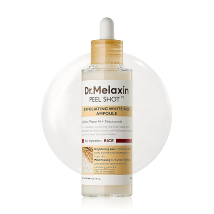 Dr.Melaxin Peel Shot Glow White Rice Peeling Ampou