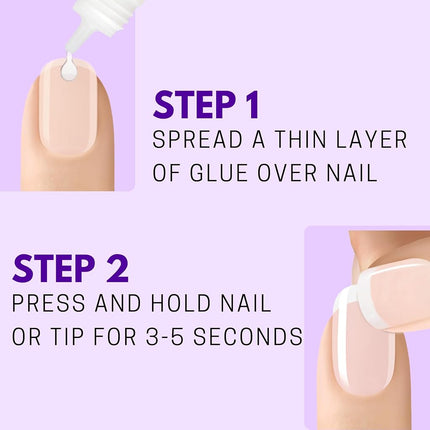 Nailene Ultra-Quick Nail Glue Clear 3g