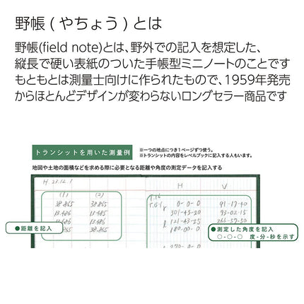 Kokuyo Surveying Field Book Sketch Book 40 Sheets 10 Books Set Cell -Y3