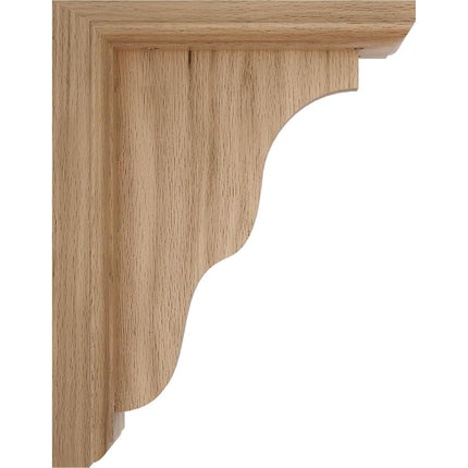Ekena BKT03X07X09HARO 3 1/2-Inch Width x 7-Inch Depth x 9-Inch Height Hamilton Traditional Bracket - Red Oak