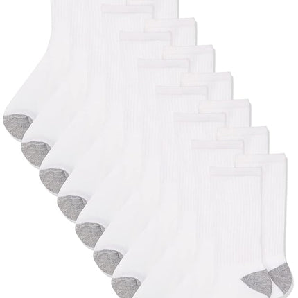The Children's Place Baby Athletic Crew Socks (pack Of 10), white, L 3-6