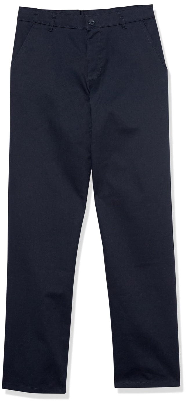 Nautica Boys' School Uniform Flat Front Twill Pant