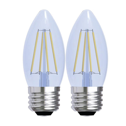 GE Lighting Reveal HD LED 3.2-watt (40-watt Replacement), 240-Lumen Blunt Tip Light Bulb with Medium Base, 2-Pack