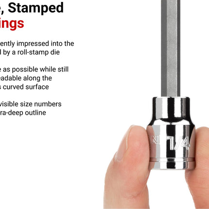 TEKTON 3/8 Inch Drive x 3/16 Inch Long Slotted Bit Socket | SHB10401