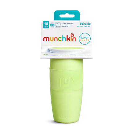 Munchkin Miracle 360 Sippy Cup, 14 Ounce, 1 Pack, Blue