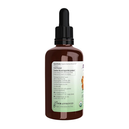 NOW Foods - 100% Pure & Organic Argan Oil - 2 fl. oz.
