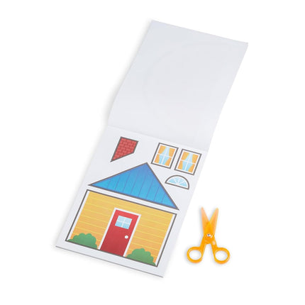 Melissa & Doug Libro de actividades Habilidad con Tijeras, Bloc de actividades de laberintos, rompecabezas, arte animal, Actividades de secuenciación, Actividades de desarrollo, Habilidades motoras, 4,5,6 años, Regalo para niño o niña