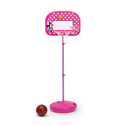 Delta Children Disney Minnie Mouse Basketball Hoop Set for Kids, Pink
