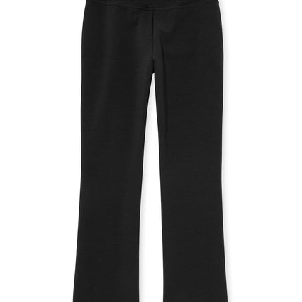 The Children's Place Girls' Uniform Active Foldover Waist Pants, Black Single, Small