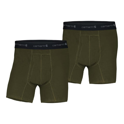 Carhartt Men's 5" Inseam Basic Cotton-Poly Boxer B