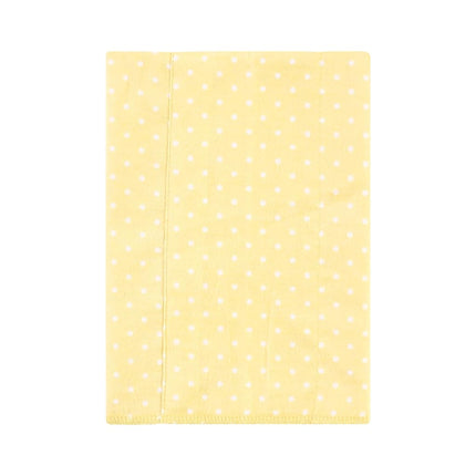Bavoirs rotisseurs en flanelle de coton unisexe Hudson Baby, motif Peace Love Flowers, paquet de 7, taille unique