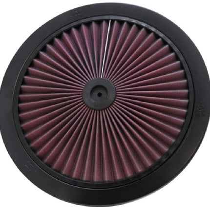 K&N X-Stream Top Filter: High Performance, Premium, Washable, Replacement Engine Filter: Filter Height: 1 In, Shape: Round Lid, 66-1401