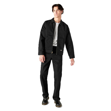 Dickies Men's Unlined Eisenhower Jacket, Black, Large