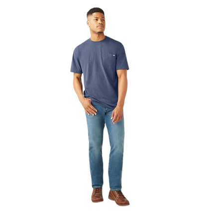 Camiseta Dickies de manga corta, bolsillo pesado, jaspeado, color jaspeado esfagno, talla XX-Large Tall