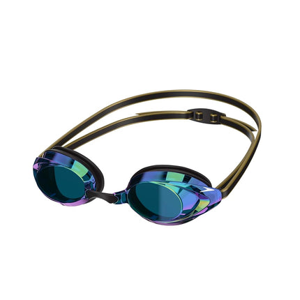 Speedo Vanquisher 2.0 Swimming Goggles Mirrored Anti-Fog Gold