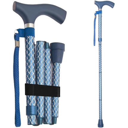 Switch Sticks - Bastón Plegable Ajustable de 32" a 37" Negro
