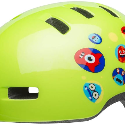 Bell Lil Ripper Toddler Bike Helmet (Monsters Gloss Green (2019), Universal Toddler (45-51 cm))