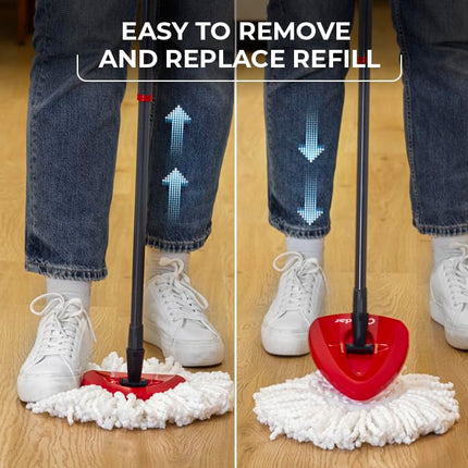 O-Cedar EasyWring Microfiber Spin Mop and Bucket Floor Cleaning System