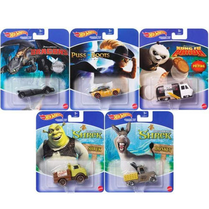 Hot Wheels Character Cars Shrek Toy Vehicle - Universal Pictures for Ages 3 and Up