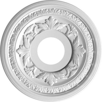 Ekena Millwork CMP13BACAC Baltimore Thermoformed PVC Ceiling Medallion (Fits Canopies up to 5 1/4"), 13"OD, Aged Copper