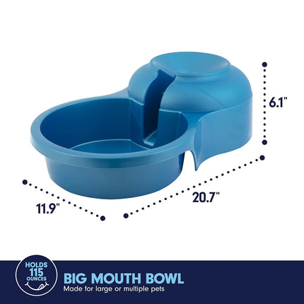 Petmate Big Blue Outdoor Water Bowl, 5 Gallons, (Water Jug Not Included), Made in USA
