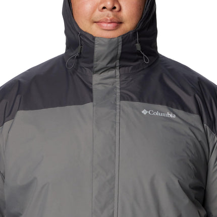 Chaqueta intercambiable para hombre Columbia Tunnel Falls II, gris/tiburón urbano, grande, gris/tiburón urbano, grande