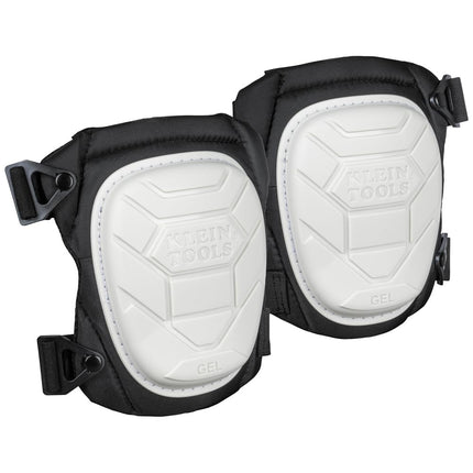Klein Tools 60896 Knee Pad, Non-Marring, Gel-Like Padding, Semi-Round Stabilizing Knee Pads with Adjustable Straps for Construction and Flooring