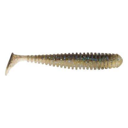 Berkley PowerBait Power Swimmer Swimbait Fishing Bait, 4.3", Sight Flash, 6 Count