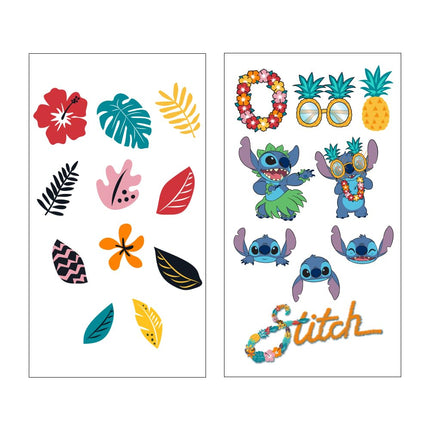 Disney Lilo & Stitch Pineapple 32-Ounce Twist Spout Water Bottle And Sticker Set