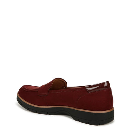 Dr. Scholl's Shoes Women's Nice Day Loafer, Cali Wine Microfiber, 8 UK