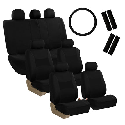 FH Group Light & Breezy Flat Cloth Cars Seat Cover