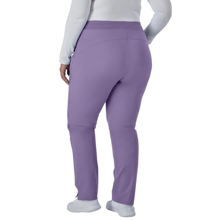 Hanes Womens Comfort Fit Scrub Pants, Moisture-Wicking Healthcare Scrubs for Women, 3 Pockets, Soft Plum, Large