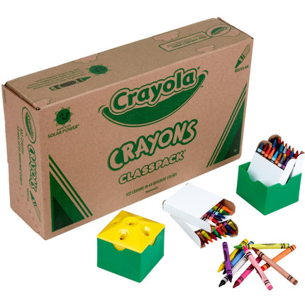 Crayola 832 Ct Crayon Classpack, 64 Assorted Colors (52-8019)