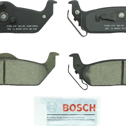BOSCH BC1012 QuietCast Premium Ceramic Disc Brake Pad Set - Compatible with Select Ford F-150; Lincoln Mark LT; REAR