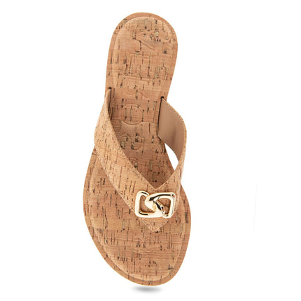 Aerosoles Women's Galen Flip-Flop, Cork Combo, 9 UK