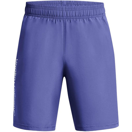Under Armour Boys Woven Graphic Shorts Bottoms Starlight/White 13 Years