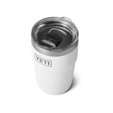 YETI Rambler 16 oz Stackable Tumbler, Vacuum Insulated, Stainless Steel with MagSlider Lid, White