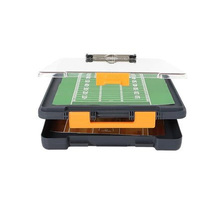 Dexas 5717-804 Clearview Clipcase Dry Erase Clipboard, ABS PP SAN Alloy Steel, Orange