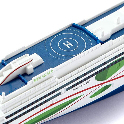 Siku 1728 - Tallink Megastar 1:1000 Scale Toy Ferry for Kids Age 3+ | Die-Cast Ship Model