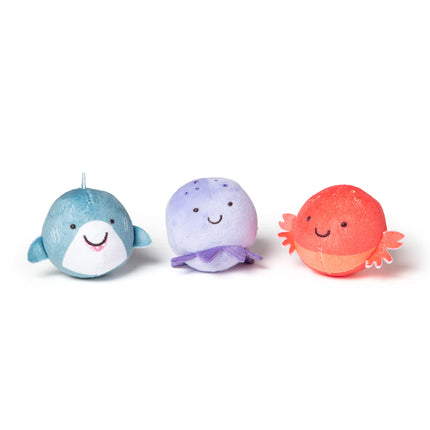 Melissa & Doug Rollables Wooden Ocean Slide Infant and Toddler Toy (5 Pieces) Ocean Themed Toys For Toddlers, Early Learning Toys For Infants And Toddlers Ages 1+ - FSC Certified - FSC Certified