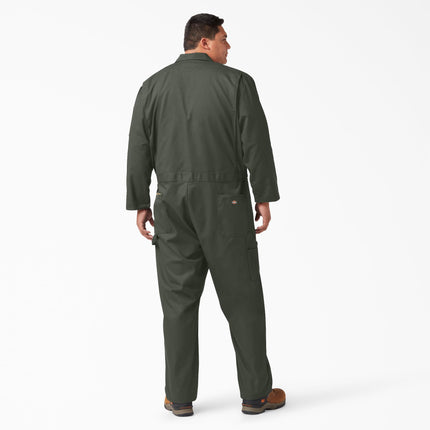 Dickies mens Deluxe Blended Long Sleeve Coveralls, Olive Green, 2X Tall