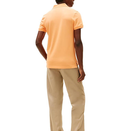 Tommy Hilfiger Men's 1985 Slim Short Sleeve Polo, Fruity Orange XX-Large