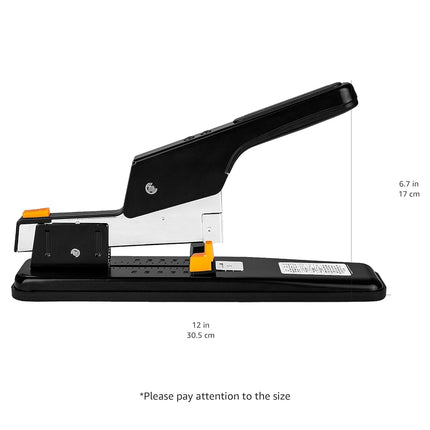 Amazon Basics Heavy-Duty Stapler, 90 Sheets, Black