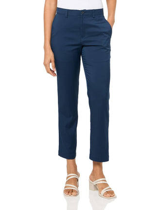 PGA TOUR Boys' Flat Front Solid Pant, Caviar, Larg