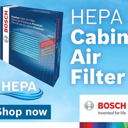 BOSCH 6004C HEPA Cabin Air Filter - Compatible With Select BMW 320i, 323Ci, 323i, 325Ci, 325i, 325xi, 328Ci, 328i, 330Ci, 330i, 330xi, M3, X3, Z3