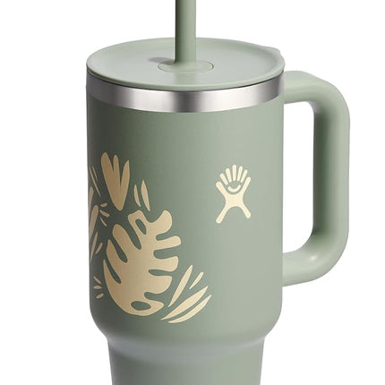 Hydro Flask 32 Oz Travel Tumbler Botanical Bliss Agave